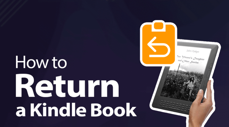 how to return an ebook on kindle​