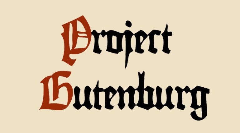 project gutenberg ebook​