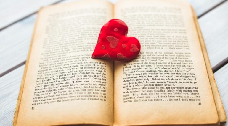 Romance fiction book on life
