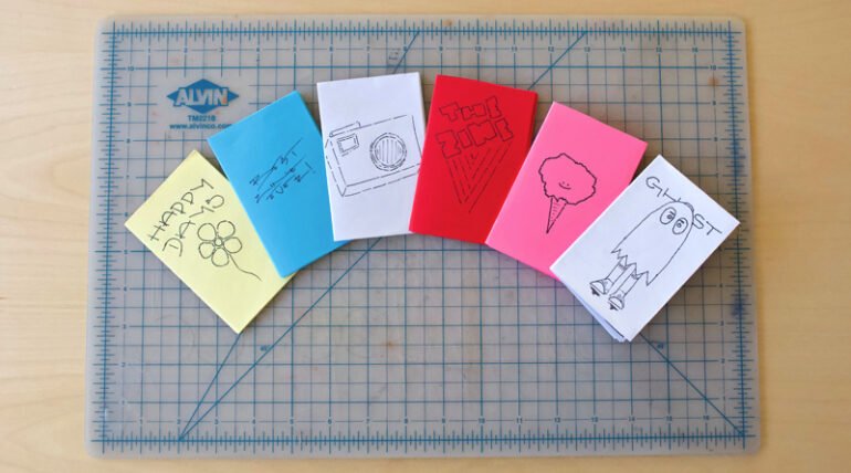 author branding through micro-zines and small batch prints
